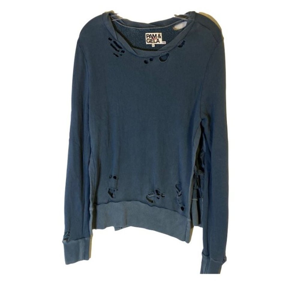 Pam & Gela Distressed Sweatshirt